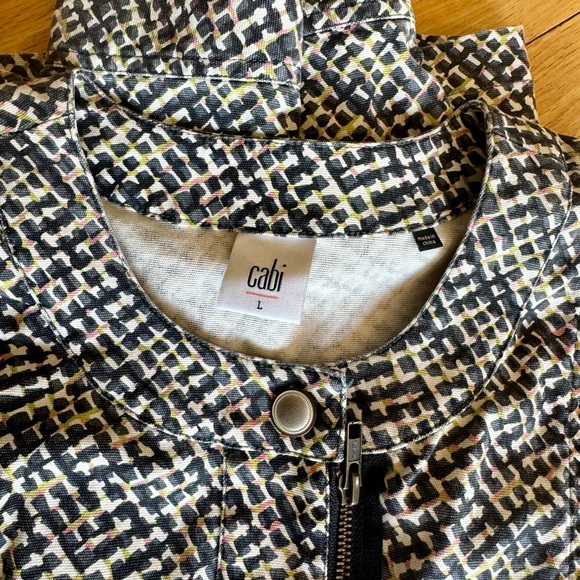 CAbi | Cliffside Printed Moto Jacket L - Picture 5 of 7